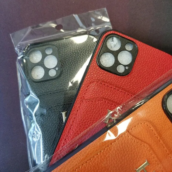 15%20promax%20Luxury%20design%20Metal%20H%20Leather%20Phone%20Case%20For%20iPhone%2013%2012%2011%2014%20Pro%20Classic%20orange%20Case%20For%20Galaxy%20S23%20Ultra%20VIVO%20Pppo%20-%20Image%203