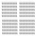 Drapery Rings-200 * Stainless Steel Curtain Clips with Hooks-Silver. 