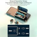F9-5 TWS Bluetooth 5.0 Earbuds 3D Smart Touch Control HIFI Music LED Display Wireless Earphone with Charging Box. 