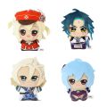 SAKURA 10cm Game Genshin Impact Plush Doll Keychain Venti Albedo Xiao Raiden Shogun Tartaglia Kazuha Stuffed Pendant Toy Beadchain Gift. 