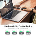 UGREEN Silent Wireless Mouse Adjustable 4000 DPI For MacBook Tablet Computer Laptop PC Mice 3cm Slim Quiet 2.4G Wireless Mouse. 