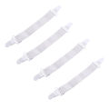 4Pcs/Set Nylon Elastic Band Bed Sheet Fix Buckle Strong Plastic Clips Holder Bed Sheets Fasteners Clip RE. 