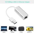 USB 2.0 To RJ45 Lan Network Ethernet Adapter Card Converter USB LAN CARD, USB 2.0 To RJ45 Lan Network Ethernet Adapter Card Converter - White, USB Ethernet Adapter USB 2.0 Network Card USB to Internet. 