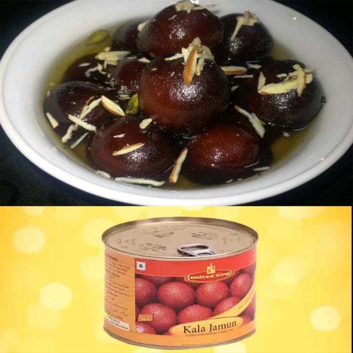 Kala Gulab Jaman, 100% Pure, Fresh sweets, tin Pack Kala Gulab Jamun, 1-KG Tin Pack sweet,