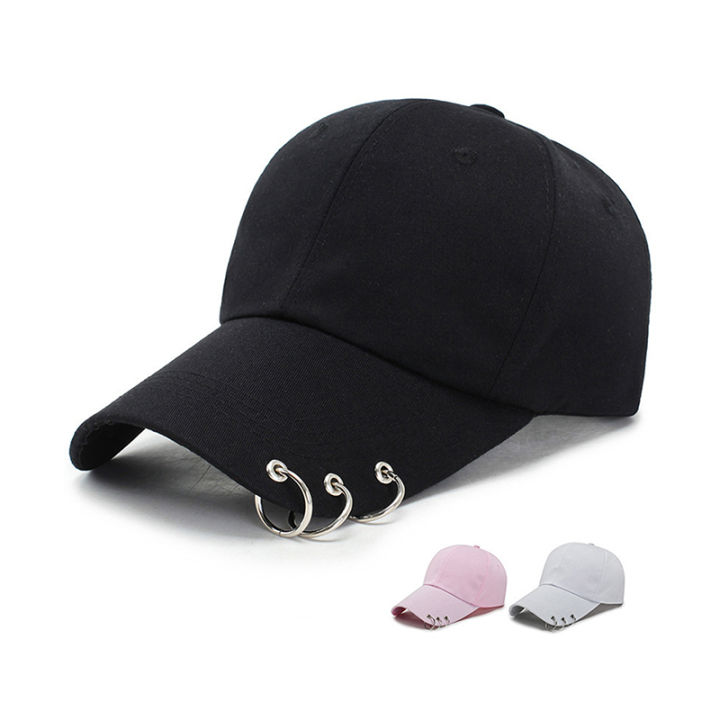 Hip Hop Women's Baseball Cap With Ring Circle Snapback Hats For Men ...