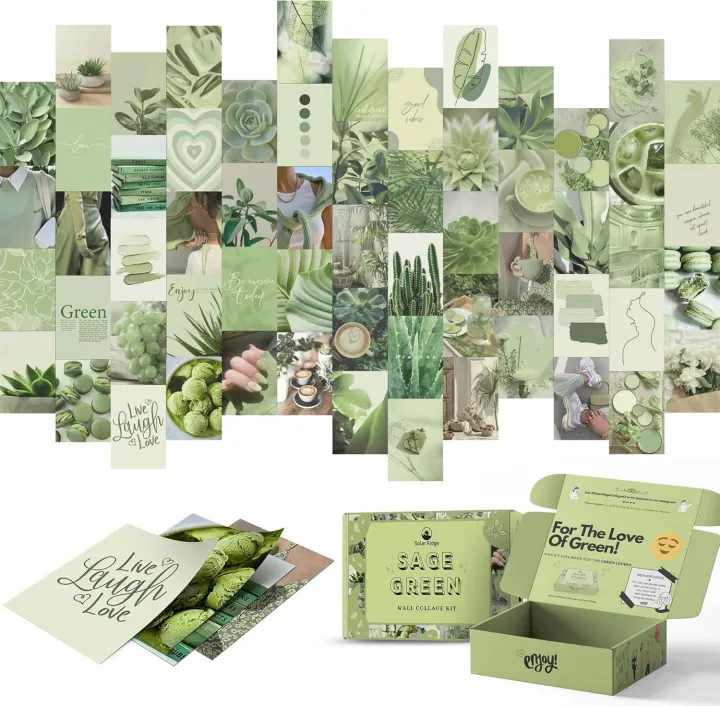 Customize%2050%20Green%20Theme%20Aesthetic%20photo%20cards%20of%20your%20choice%2050%20Cards%204x6''%20For%20Wall%20Decorate%20-%20Image%203