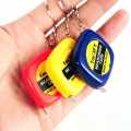 3 Feet Length Inches Tape Keychain Ruler Portable Mini Metal Tape Measure With Keychain Square Multicolor Children Height Ruler. 