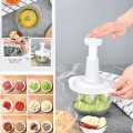 Hand Pat Chopper Food Processor, Hand Push Chopper Machine, Press Start Quick Operation, Home Appliances - Small Kitchen Appliances /Handheld Vegetable Chopper / Mincer / Mixer / Blender to Chop Fruits - Onion / Garlic Chopper - Payaz Cutter. 