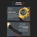 STRYVE Sports Electronic Luminous Colorful Waterproof Multifunctional Student Men's Fashion Watch LY212. 