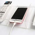 Transparent Acrylic Wall Mount Mobile Phone Charging Holder Stand AC Remote Holder 1/2/3/ Campartments. 