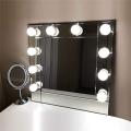 Be a Movie Star at Home - Hollywood Style LED Vanity Mirror Lights Kit with 10 Dimmable Bulbs For Makeup Dressing Fixture Strip For Makeup Mirror Vanity Table Set. 