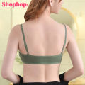 SHOPBOP Fancy Triangle Cup Girls Bra – Soft Stretchable Blouse | Beautiful Back Design | No Hooks or Wires | Multicolors | Free Size Fits 28 to 36. 