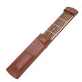 Pocket Guitar Practice Tool Finger Flexibility 6 String 4 Fret Guitar Training Fingerboard for Daily and Teaching. 