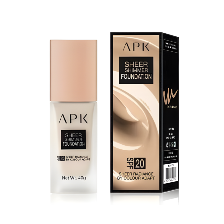 APK Sheer Shimmer Foundation SPF 20 - Luminous Radiance, 40g