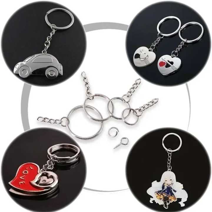 100%20Key%20Rings%20with%20Chain%20and%20Open%20Jump%20Rings%20for%20Crafts%20-%20Bulk%20Metal%20Key%20Chain%20Ring%20Base%20for%20DIY%20Keychain%20Making%20-%20Image%203