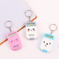 JOJOZ Portable Digit Calculator Mini Calculator Pocket Display Cartoon Cute Creative Keychain Calculator. 