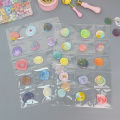 Yuthorite Fire paint coin A4 card book fire paint seal collection coin stamp badge storage album loose-leaf core 15 grid card page. 