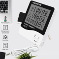 HTC-2 LCD Digital Thermometer Hygrometer Indoor Weather Station For Home Mini Room Thermometer Temperature Humidity Monitor HTC-2. 