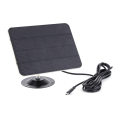 10W 5V USB Solar Panel Charger Kit Waterproof 360 Adjustable Bracket. 