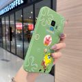 chenyyka for Samsung S9 Plus Case Cartoon Cute SpongeBob New Design Side Square Edge Protect Softcase Thin Pattern Silicone Casing Full Lens Cover Camera Shockproof Cases. 