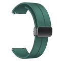 22mm Sports Silicone Magnetic Lock Strap For Zero Luna Revolt Redmi Watch Active 5 Huawei GT 4 5 Samsung Galaxy Watch 46mm and all other 22mm compatible watches. 
