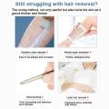 Crystal Hair Remover Stone - Painless Reusable Epilator for Men and Women | Portable Hair Removal Beauty Tool | Hair Eraser for Body Hair. 
