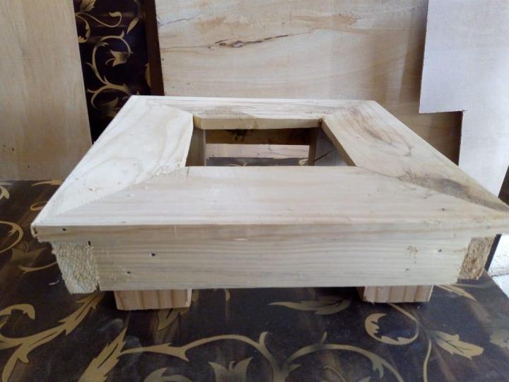 12x12 inch Multi purpose Small wood stand