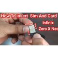 Infinix ZERO X Neo SIM Tray Sim Jacket Sim Slot Sim Door For Infinix ZERO X Neo - Nebula Black. 