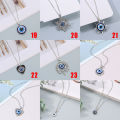 Various Alloy Devil's Eye Necklace Turkish Eye Pendant Necklace Neck Accessories Manufacturer. 
