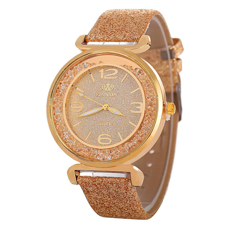 WISH bracelet watch on the new AliExpress foreign trade JOOM fashion watch Korean version gold powder watch