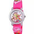 Girl Cartoon Style Watch Kid Analog Watch Wrist Watch Cartoon Watch For Kids Girl - Pink. 