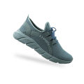 Boys Light-blue Sports Running Shoes | New Design Flyknit Upper Footwear Gym Sports Running Shoes |  Innovative New Design Boys Sports Shoes. 