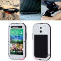 LOVE MEI for HTC One E8 Powerful Waterproof Dustproof Shockproof Anti-slip Metal Protective Case. 