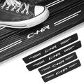 4 Pcs Car Door Sill Scratch Protection Trim Scratch For Toyota C-HR CHR Car Accessories. 