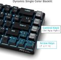 RK ROYAL KLUDGE RK68 Wireless Hot Swappable 65% Mechanical Keyboard, 68 Keys Compact Bluetooth Gaming Keyboard with Stand-Alone Arrow/Control Keys, Clicky Blue Switch. 