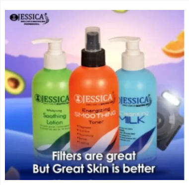 Jessica Professional Jessica Professional Skin Care Series Cleansing Milk,Smoothing Toner ...