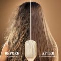 Bamboo Hair Brush with Steel Bristles, Help Hair Growth and Massaging Scalp, With Free Gift for Kids (Sticker, Golden Scarf pin, Bllaoon, Pair of Girls Hair Poni)By Mall City Zone. 