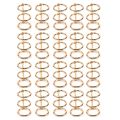 20Pcs 3 Ring Gold Book Rings Leaf Binders Office Book Rings Snap Split Hinged with 20 mm Inner Diameter Gold Book Rings. 