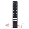 Triple H TCL Voice Remote RC901V FMRG – Bluetooth Pairing | Soft Keys | Voice Control | Social Media Buttons | High-Quality Replacement. 