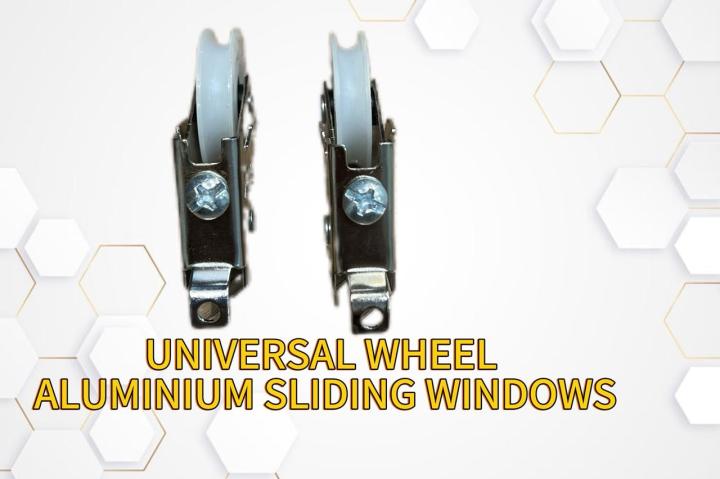 Window Fixing Wheel Aluminum Window Wheel | SET OF 2 WHEEL | Glass Window Roller for ...