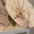 Art Umbrella Chinese Silk Cloth Umbrella Classical Style Decorative Umbrella  Paper Painted Parasol Umbrella. 