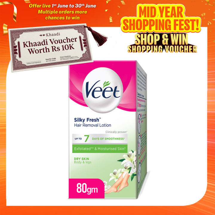Veet Hair Removal Lotion Dry 80g