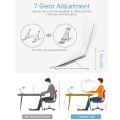 【Rongcai】 Laptop Stand, Adjustable Portable ABS Plastic Laptop Riser With 7 Levels Height Adjustment, Foldable Notebook Stand Laptop Stand Laptop Table Laptop Table Foldable Laptop Accessories Laptop Stand Adjustable. 