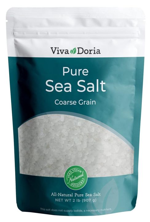 Pure Sea Salt, Coarse Grain, 2 lb | Ideal For Salt Grinders | Daraz.pk