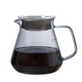 Glass pot set glass funnel coffee filter paper walnut tray silicone funnel. 