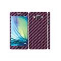 Samsung Galaxy A7 2015 Purple Carbon Fiber Texture Mobile Skin. 