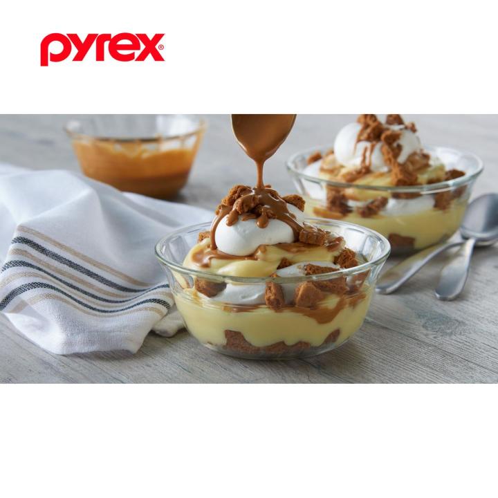 (Set of 4) PYREX® 6-oz Custard Cups Bakeware Set