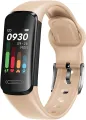HUAKUA Fitness Tracker Watch with Heart Rate/Sleep Monitor, Waterproof Watch with Alarm Clock, Calorie Step Counter, Pedometer Health Smart Watch for Women Men, Call Message Notifications (Yellow). 