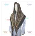 Arabic Head Scarf For Men | Men’s Head Rumal | 46" | 4 Seasons | Machine Washable | Arabic Shmagh | Arabic Romal | High Quality Fabric | Al Furqan Centre. 