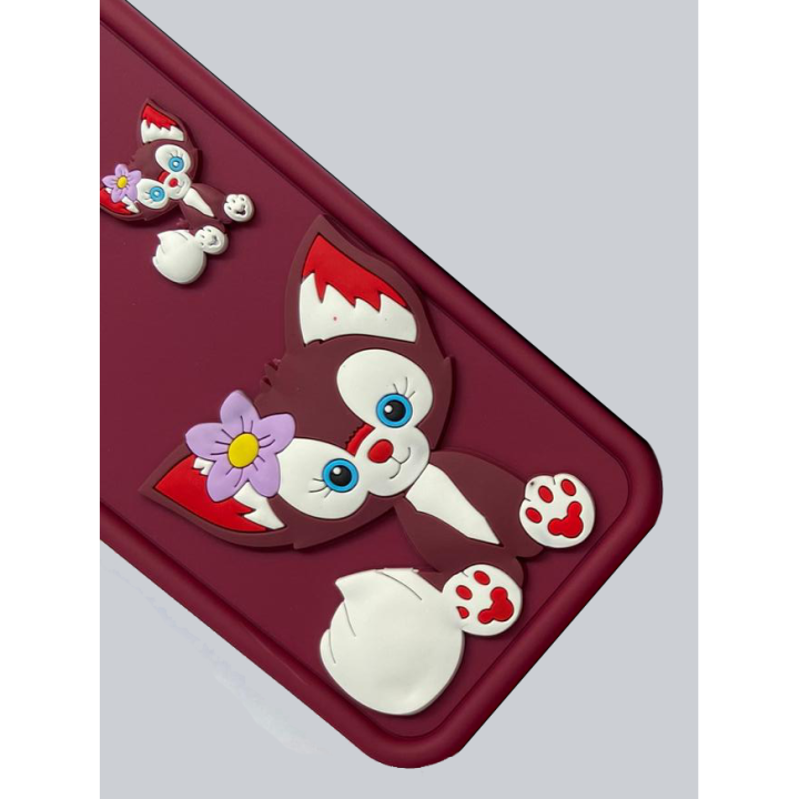 Infinix Note 7 Lite – Cute Fox 3D Cartoon Silicone Phone Case for ...